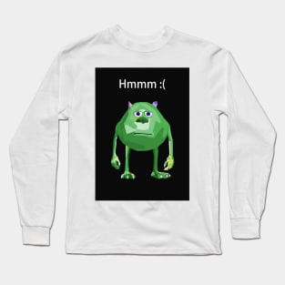 Mike Wazowski Meme Pop Art Long Sleeve T-Shirt